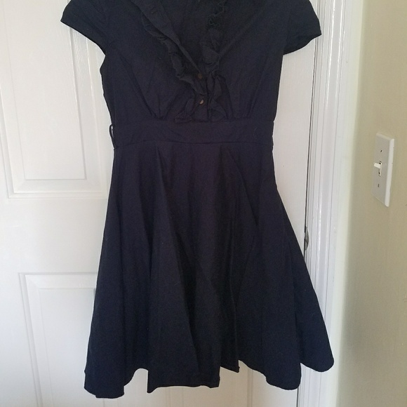 Bailey blue dress with netting - Picture 2 of 5